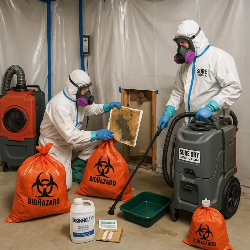 Contaminated Water Handling Protocols process in Moodus, CT